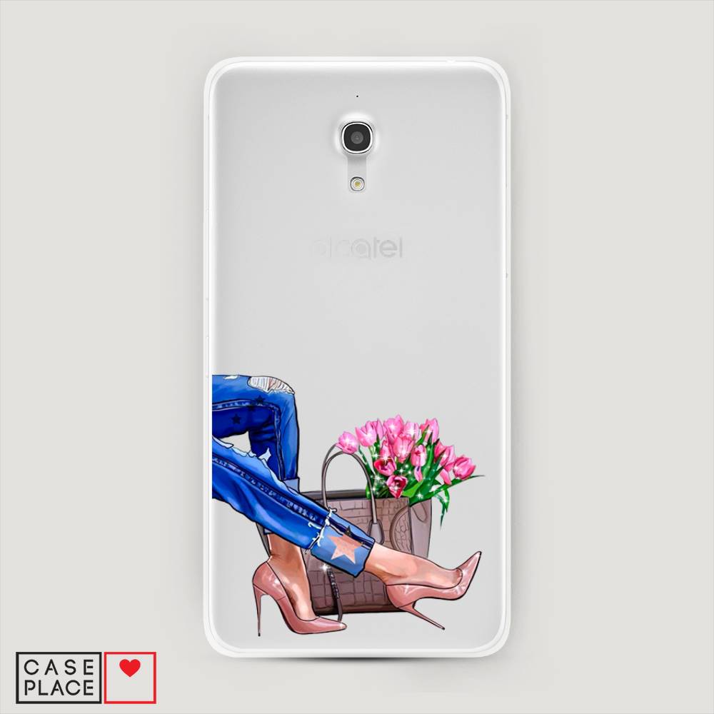

Чехол Awog на Alcatel Pixi 4 (5) 5045D / Алкатель Pixi 4 (5) 5045D "Каблучки", 170250-7