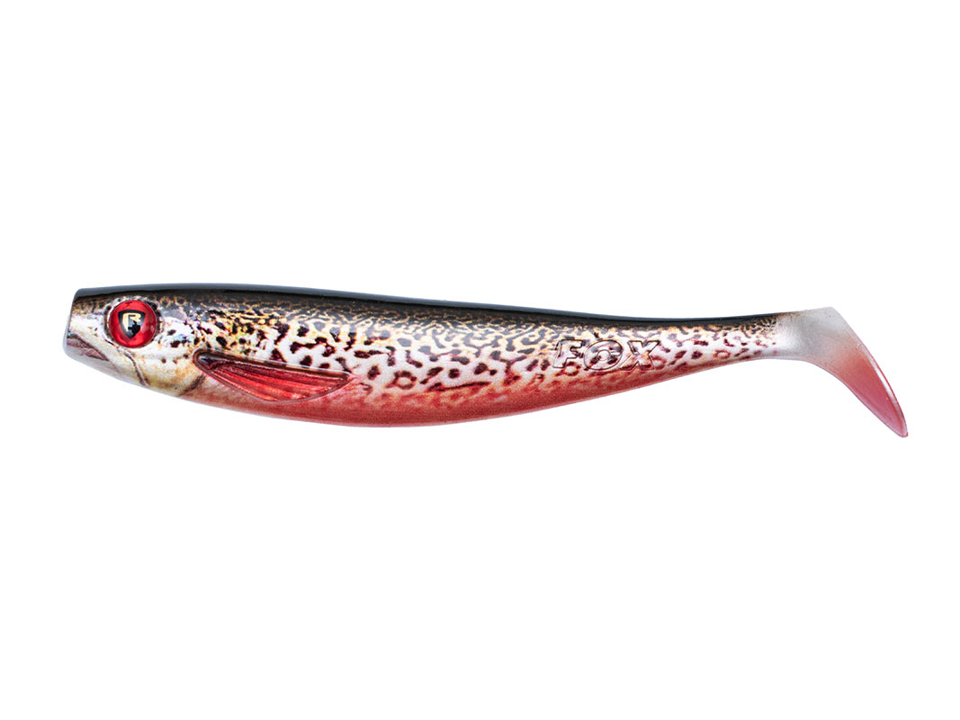 

Силиконовая приманка Fox Rage Pro Shad Super Natural 9"/23cm цв. Tiger Trout NPS009, Коричневый;красный, Pro Shad Super Natural