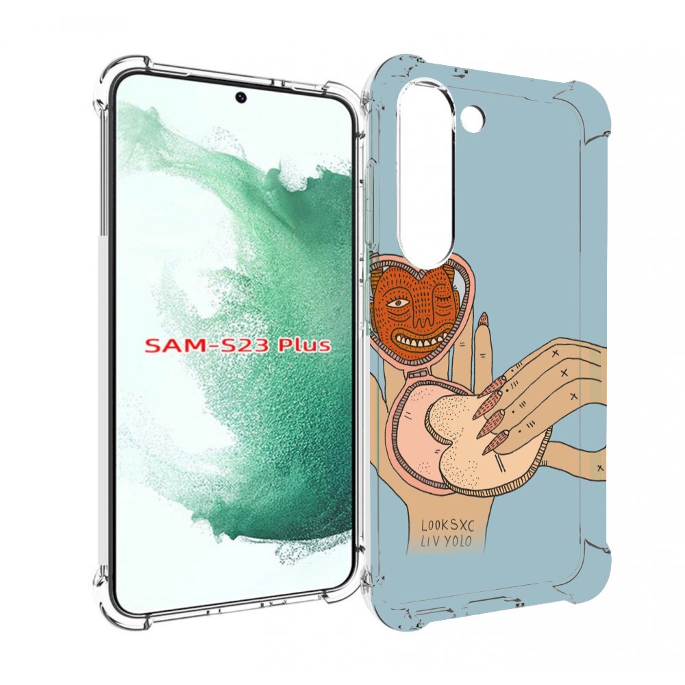 

Чехол MyPads макияж картинка женский для Samsung Galaxy S23 Plus +, Прозрачный, Tocco