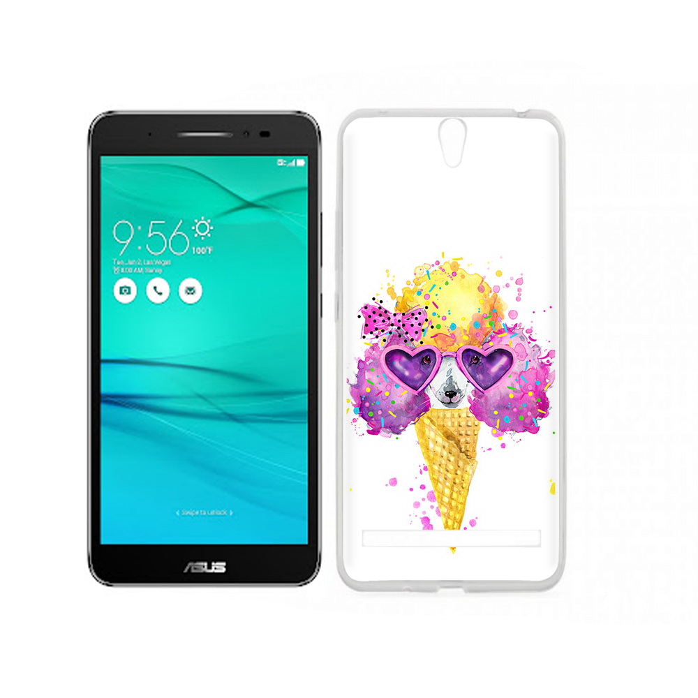 Чехол MyPads Tocco для Asus ZenFone Go (ZB690KG) Рожок