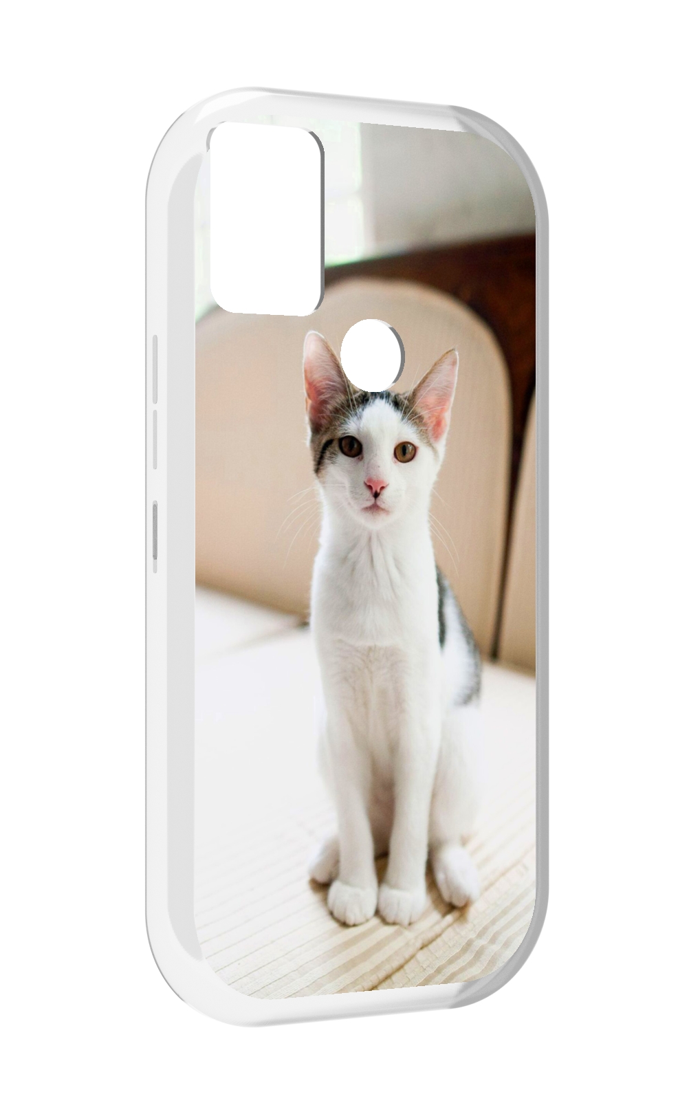

Чехол MyPads порода кошка эгеиская для UMIDIGI A9, Прозрачный, Tocco