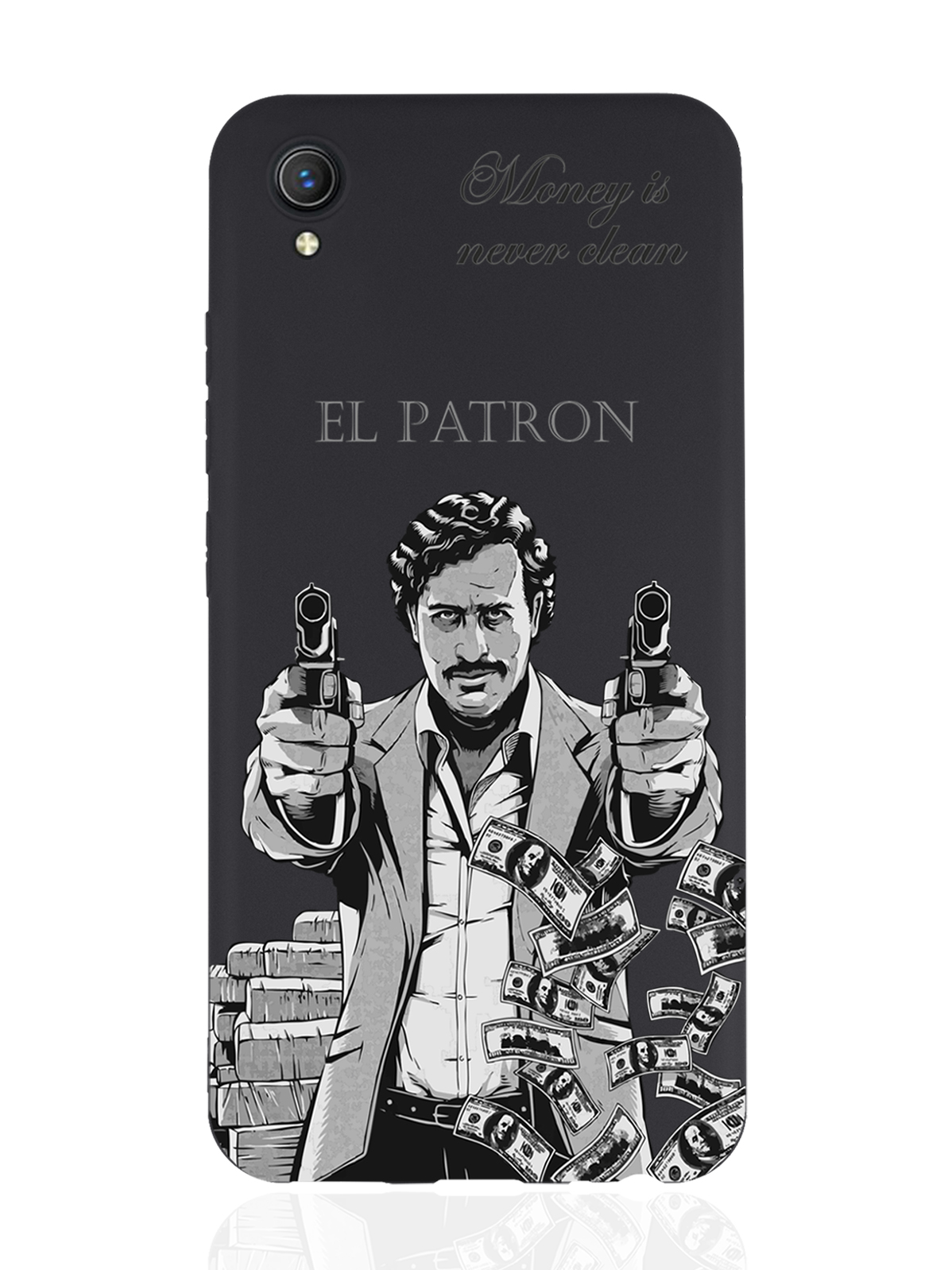 фото Чехол musthavecase для vivo y1s/y91c el patron pablo escobar/ пабло эскобар черный