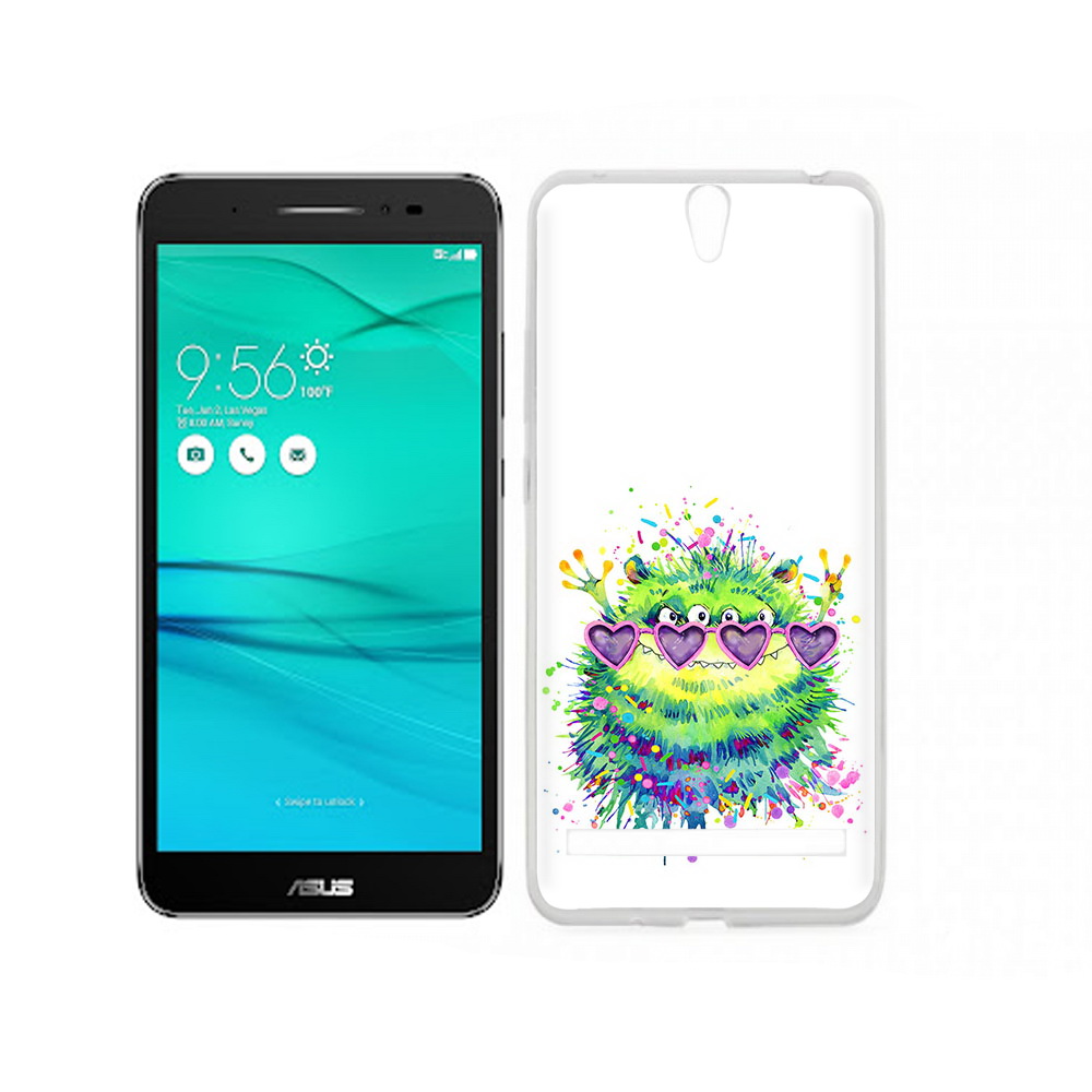 

Чехол MyPads Tocco для Asus ZenFone Go (ZB690KG) Пушистый персонаж, Прозрачный, Tocco