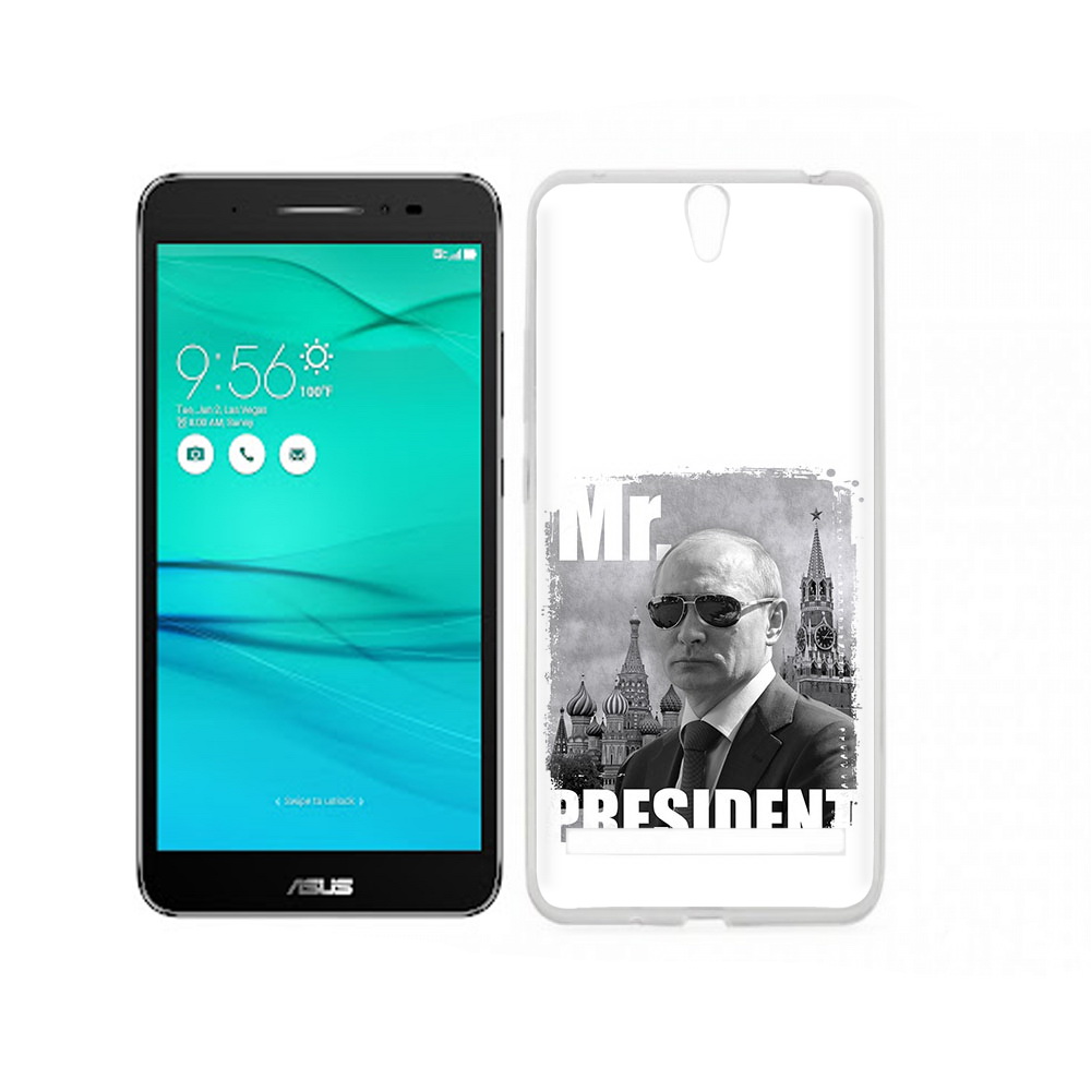 

Чехол MyPads Tocco для Asus ZenFone Go (ZB690KG) Путин, Прозрачный, Tocco