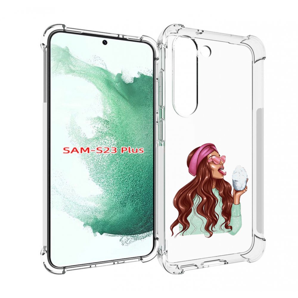

Чехол MyPads любительница-снега женский для Samsung Galaxy S23 Plus +, Прозрачный, Tocco