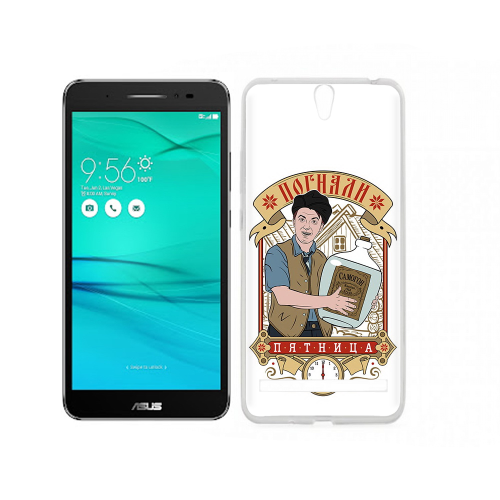 Чехол MyPads Tocco для Asus ZenFone Go (ZB690KG) Погнали пятница