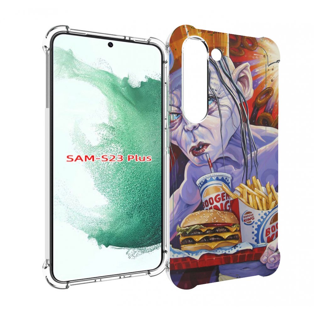 

Чехол MyPads любитель бургер кинга для Samsung Galaxy S23 Plus +, Прозрачный, Tocco