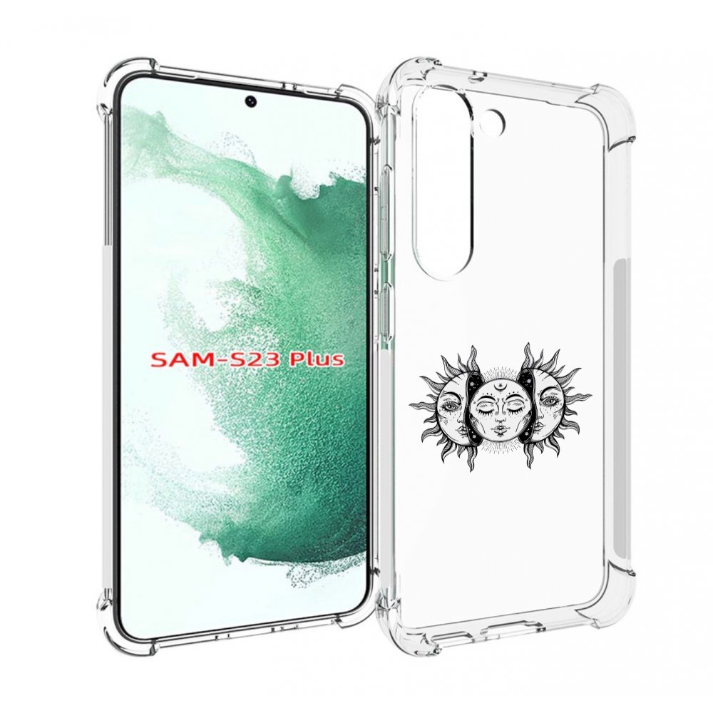 Чехол MyPads луна-в-солнце для Samsung Galaxy S23 Plus +