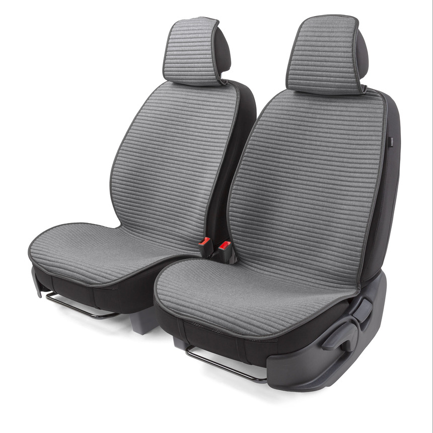 

Накидки на передние сиденья "Car Performance", 2 шт., fiberflax CUS-1042 GY, Серый