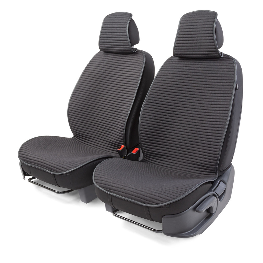 

Накидки на передние сиденья "Car Performance", 2 шт., fiberflax CUS-1042 BK