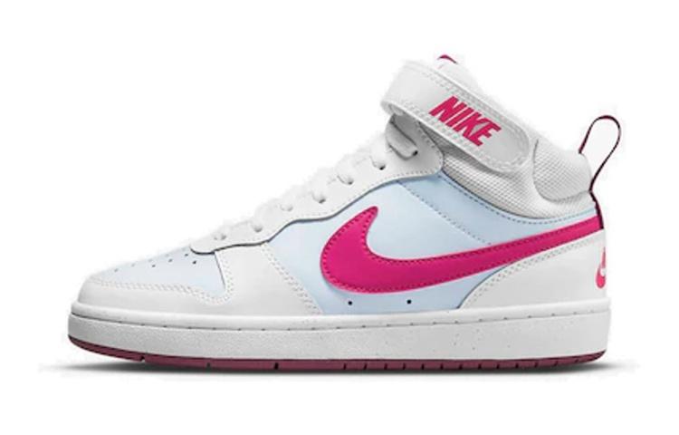 

Кеды унисекс Nike Court Borough Mid 2 GS белые 36 EU, Белый, Court Borough Mid 2 GS