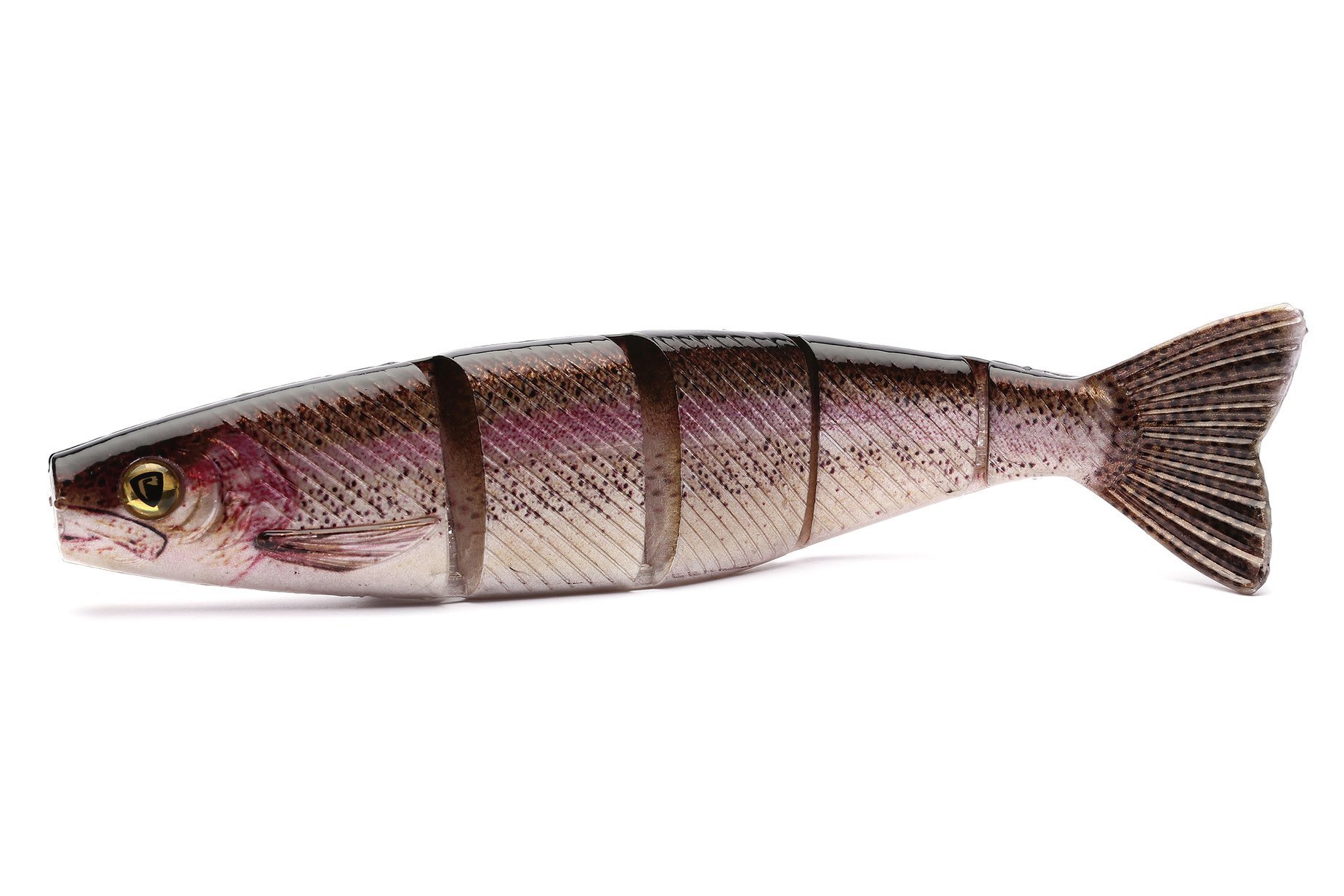 

Силиконовая приманка Fox Rage Pro Shad Jointed 7"/18cm - Super Natural Rainbow Trout, Коричневый;розовый, Pro Shad Jointed