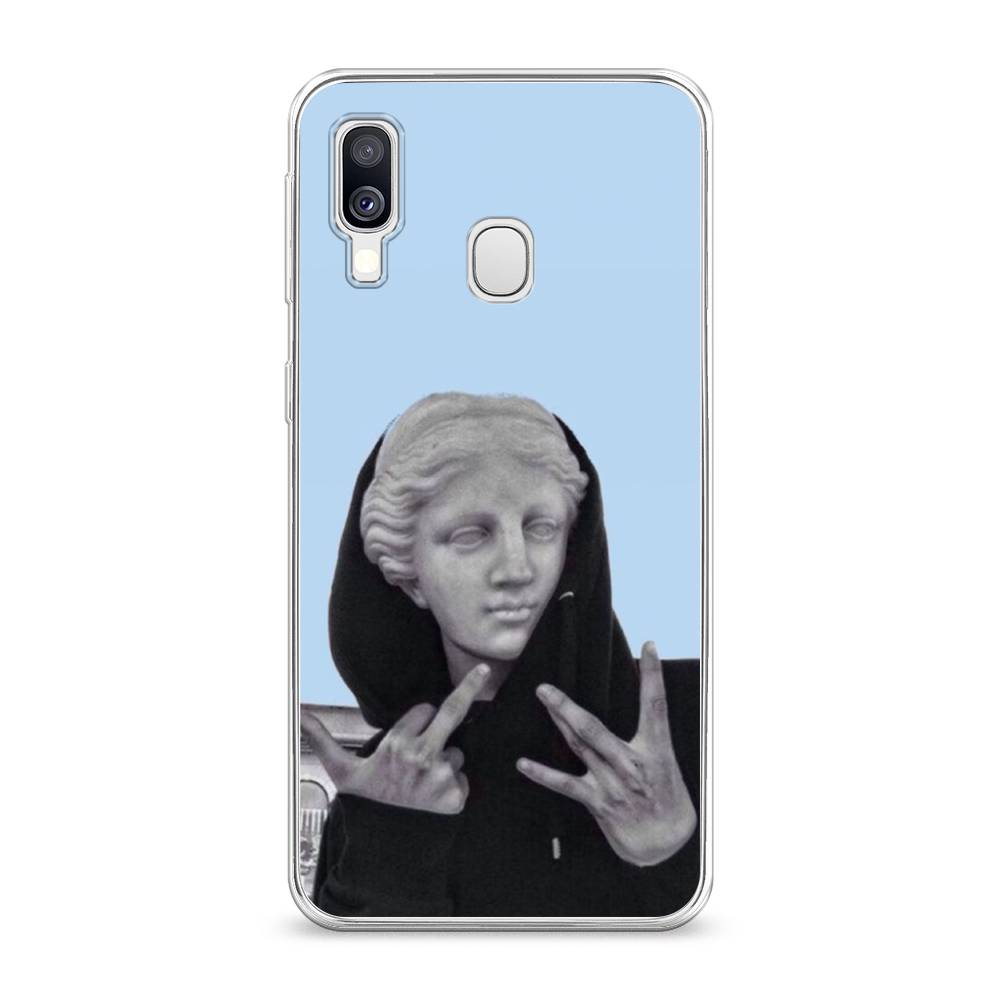 

Чехол Awog на Samsung Galaxy A40 "SWAG статуя", Разноцветный, 28050-9