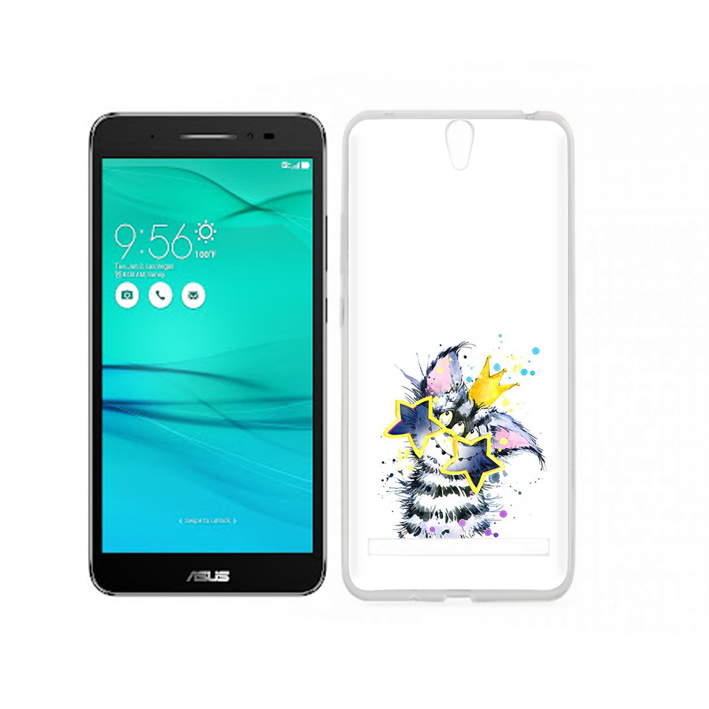 

Чехол MyPads Tocco для Asus ZenFone Go (ZB690KG) Мартовский Нуся, Прозрачный, Tocco