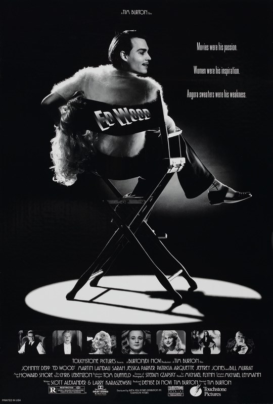 

Постер к фильму "Эд Вуд" (Ed Wood) Оригинальный 68,6x101,6 см