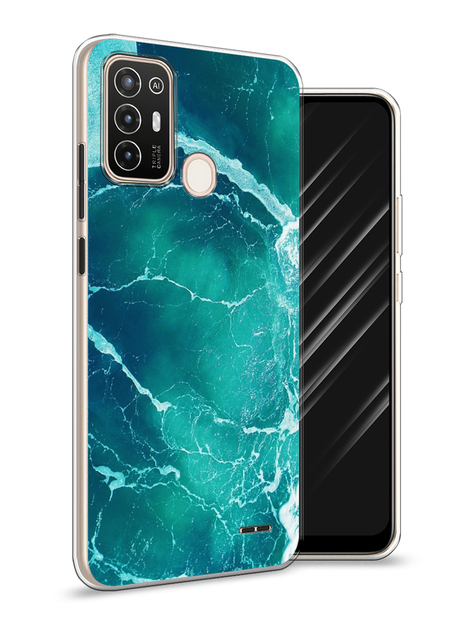 

Чехол Awog на ZTE Blade A52 / ЗТЕ Блэйд A52 "Изумрудный океан", Разноцветный, 136250-4