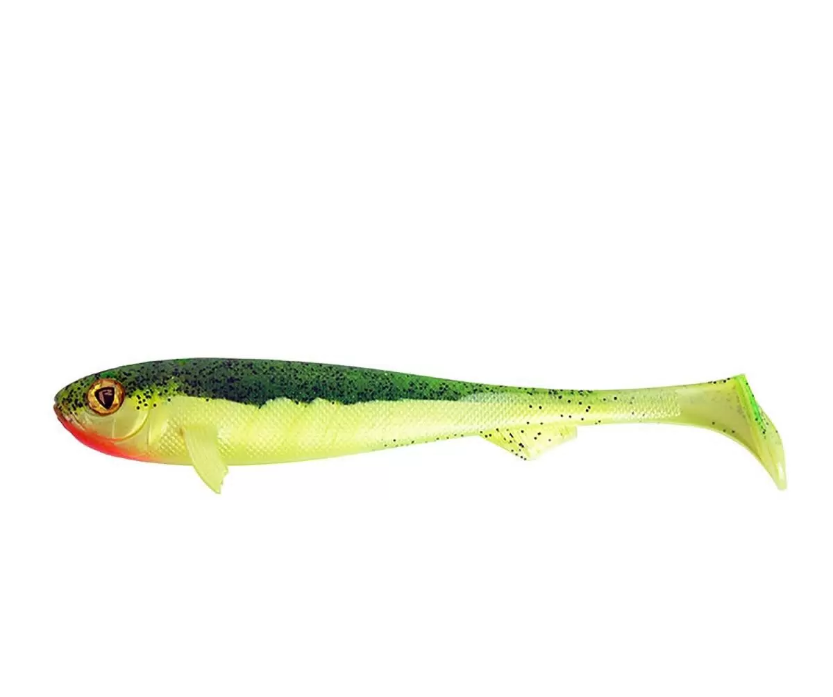 

Силиконовая приманка (1шт.) Fox Rage Super Slick Shad UV 11"/28cm цв. Lemon Tiger NSC062, Зеленый, Super Slick Shad