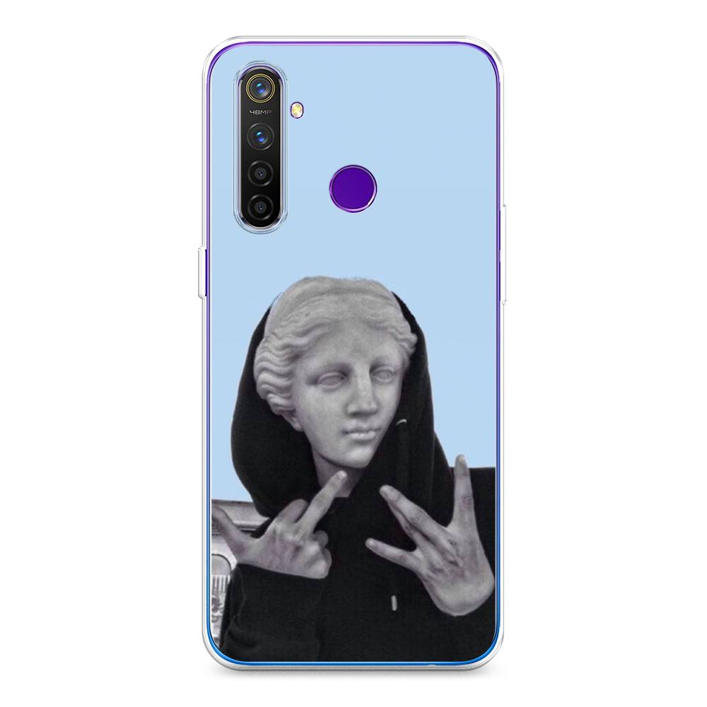 

Чехол Awog на Realme 5 Pro "SWAG статуя", Разноцветный, 251650-9