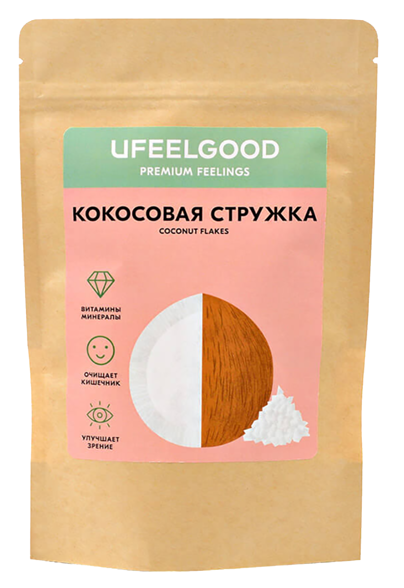 

Кокосовая стружка, 150 г, UFEELGOOD
