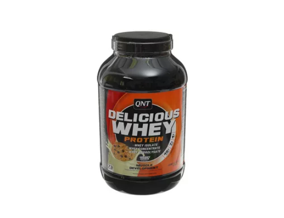 фото Сывороточный протеин delicious whey protein, вкус «печенье и крем», 908 гр, qnt nobrand