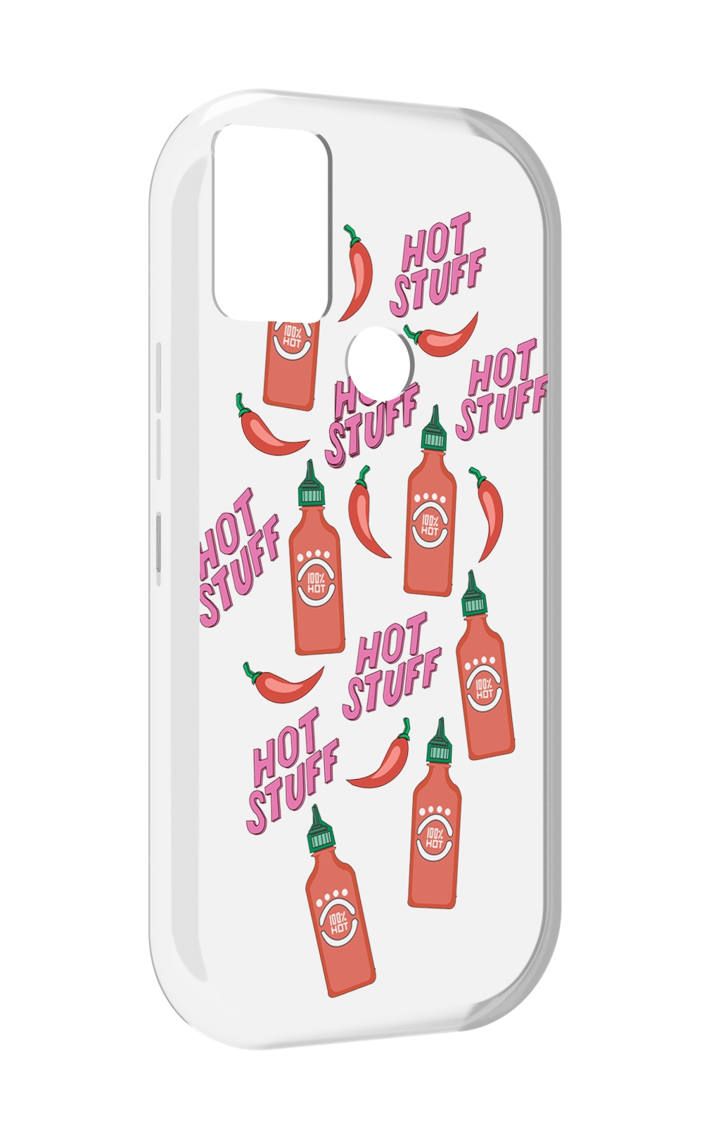 

Чехол MyPads острые-перчики для UMIDIGI A9, Прозрачный, Tocco