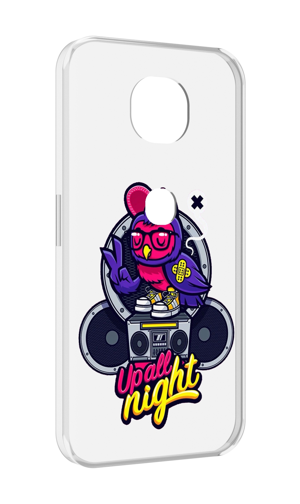 

Чехол MyPads попугай любит музыку для Motorola Moto G5S (XT1799-2), Прозрачный, Tocco