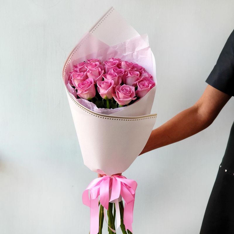 

Букет живых цветов, Талисман Флора, B0537, 60см