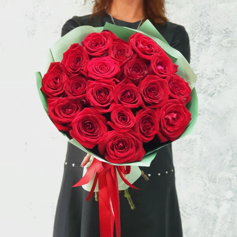 

Букет живых цветов, Талисман Флора, B0530, 55см