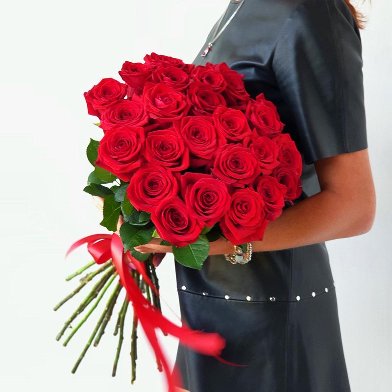 

Букет живых цветов, Талисман Флора, B0526, 55см
