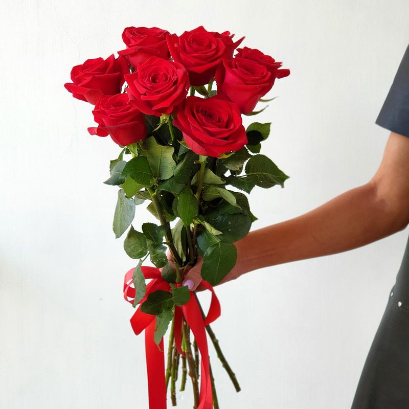 

Букет живых цветов, Талисман Флора, B0523, 55см