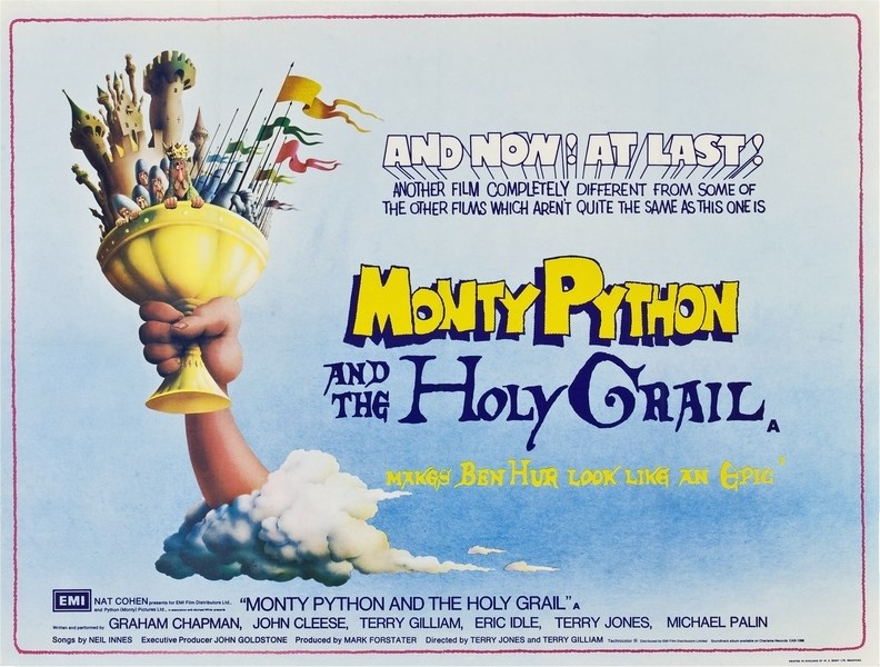 

Постер к фильму "Монти Пайтон и священный Грааль" (Monty Python and the Holy Grail) A3