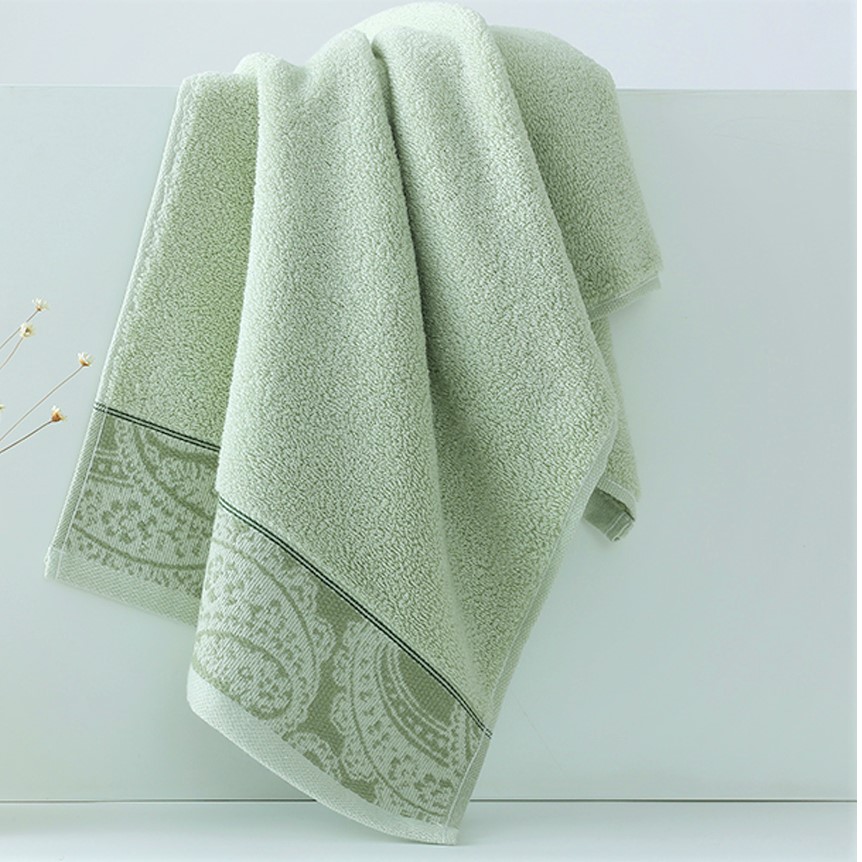 

Полотенце банное Shandong Kingshore Textile Co Огурцы 72х135 зеленый GA3933, GA3933green