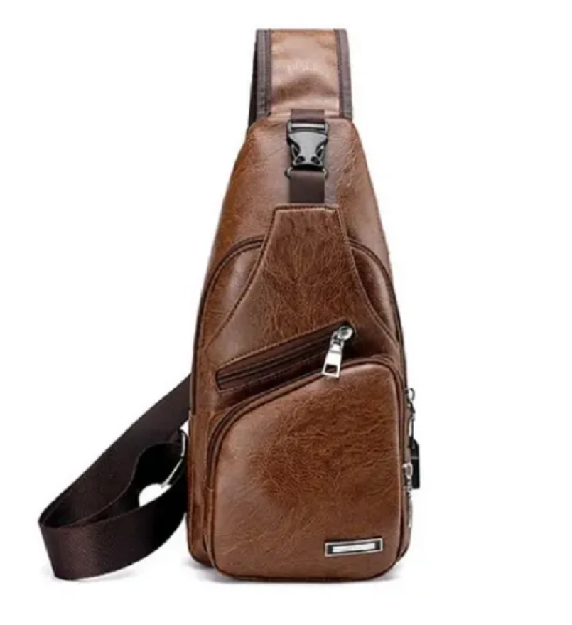 Сумка-рюкзак унисекс BOSSMAN BOSS коричневая, 32х17х6 см