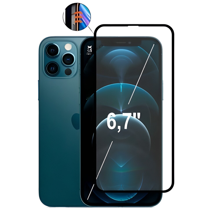 

Защитное стекло 9D iPhone 12 Pro Max Full, iPhone 12 Pro