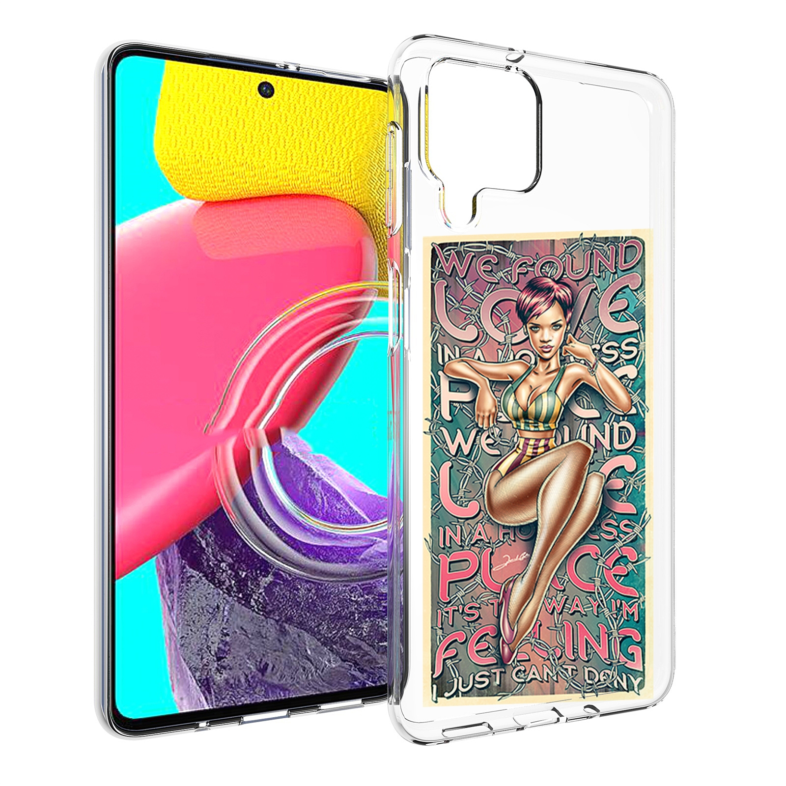 

Чехол Mypads Постер-Рианна Для Samsung Galaxy M53 (Sm-M536), Прозрачный, Tocco
