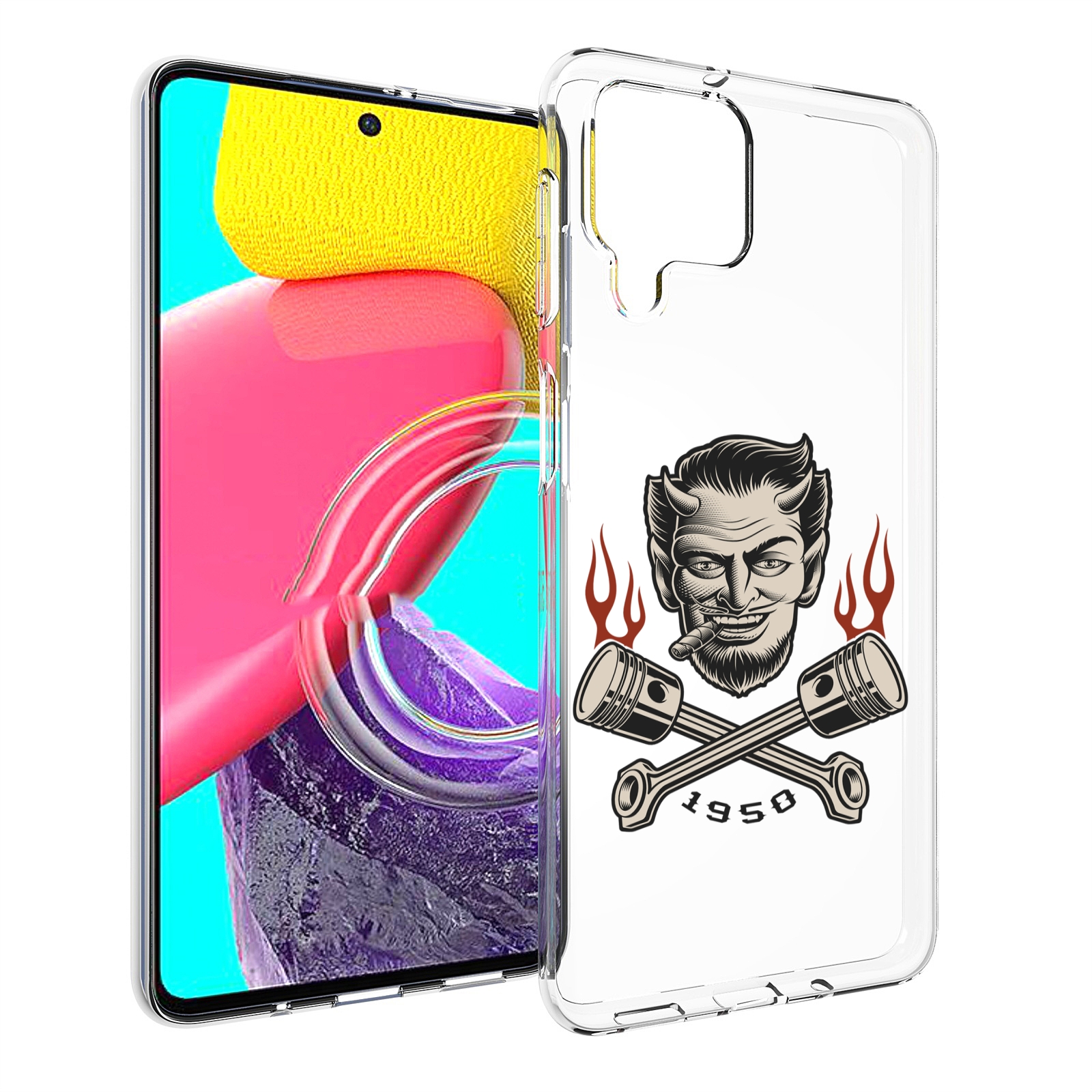 

Чехол Mypads Поршни-Горят Для Samsung Galaxy M53 (Sm-M536), Прозрачный, Tocco