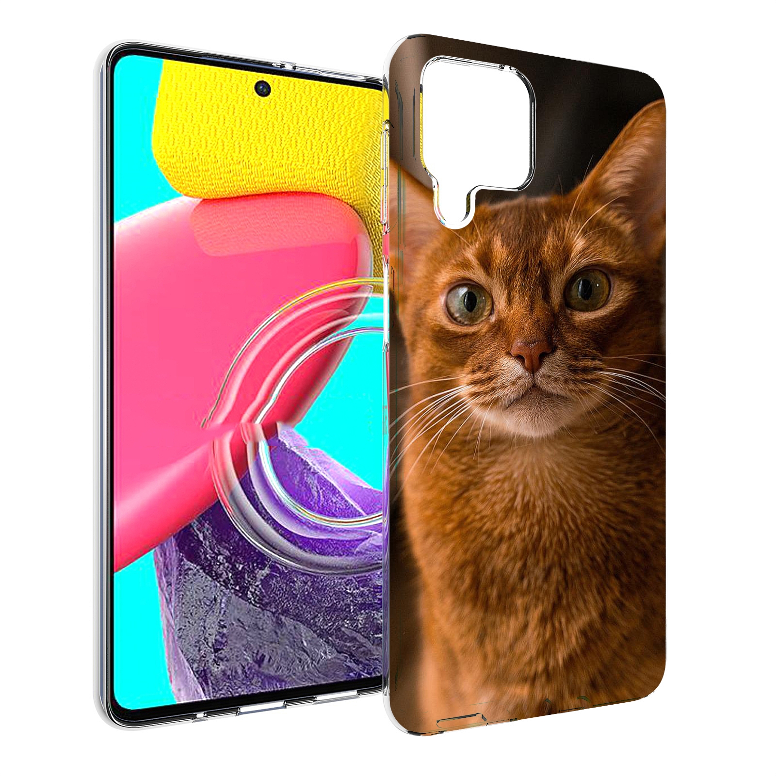 Чехол Mypads Порода Кошки Абисинская Для Samsung Galaxy M53 (Sm-M536)