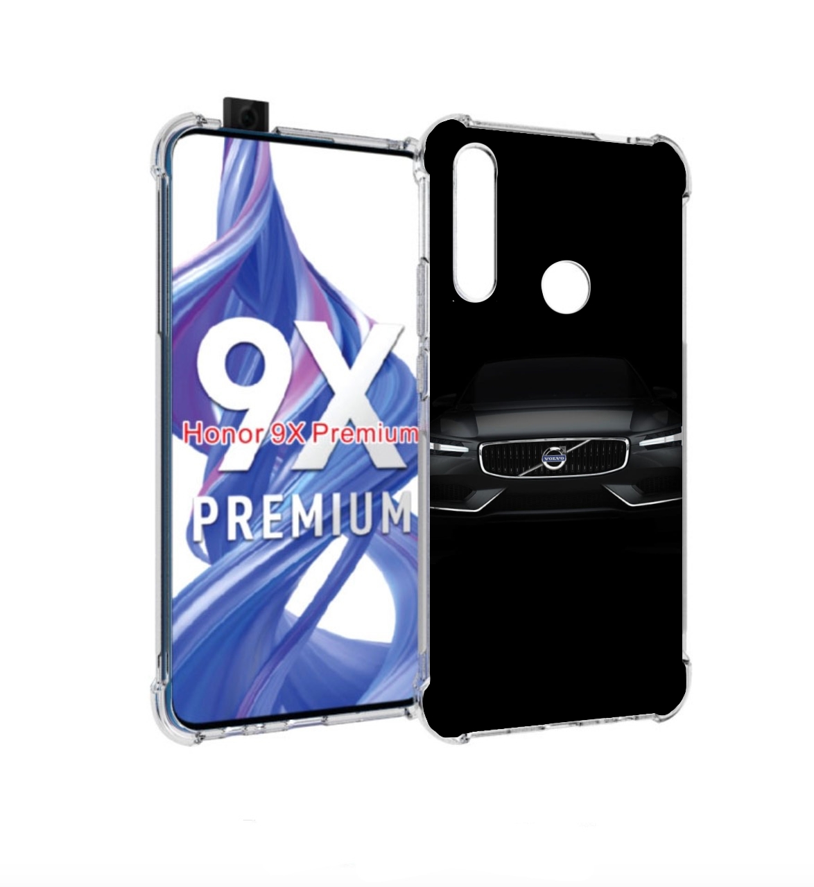 

Чехол бампер MyPads volvo вольво 1 мужской для Honor 9X (STK-LX1, Прозрачный, Tocco