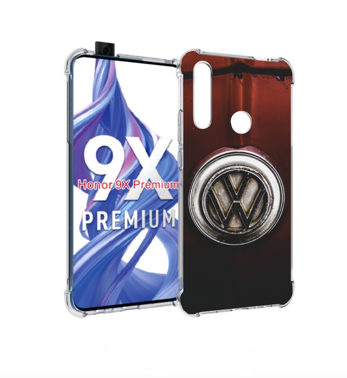 

Чехол бампер MyPads volkwagen фольскваген 1 мужской для Honor 9X, Прозрачный, Tocco