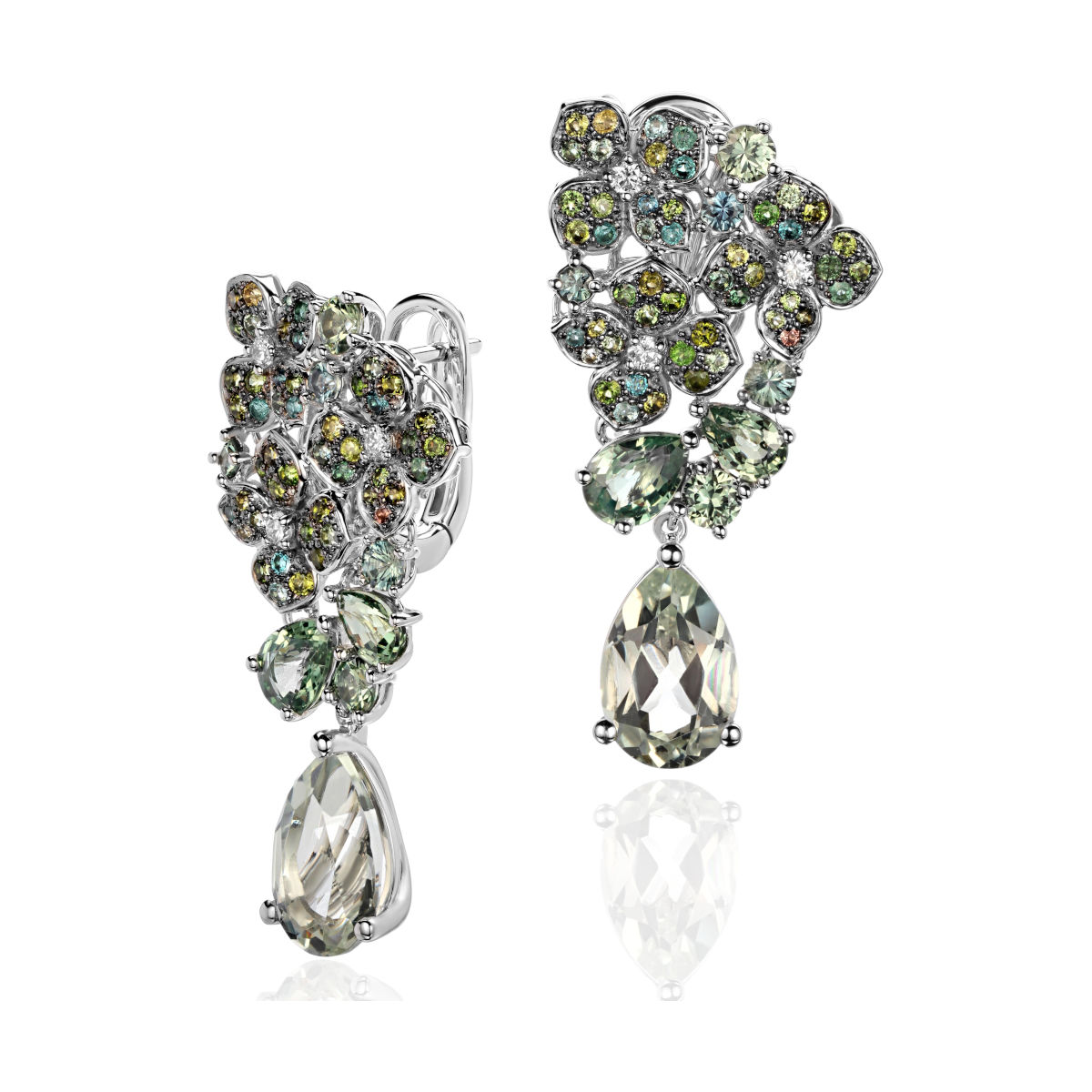 

Серьги из золота с бриллиантом Эстет 01С6213501-3, 01С6213501-3