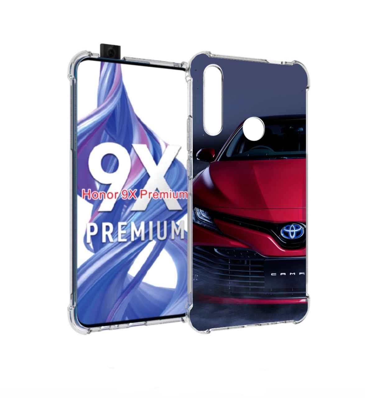 

Чехол бампер MyPads toyota тоиота 1 для Honor 9X (STK-LX1)/Huaw, Прозрачный, Tocco