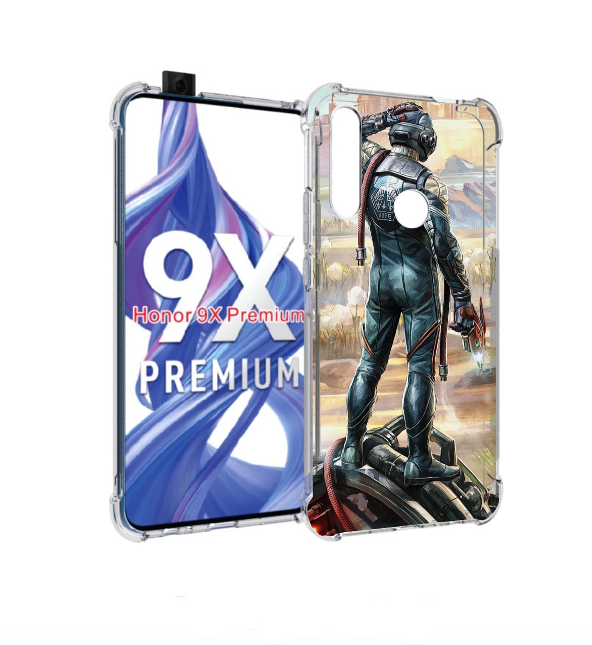 

Чехол бампер MyPads the-outer-worlds для Honor 9X (STK-LX1)/Huaw, Прозрачный, Tocco