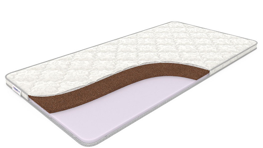 

Матрас корректирующий Дримлайн Кокос 20 + ППУ 20 120х195х5, Белый, Кокос 20 + ППУ 20