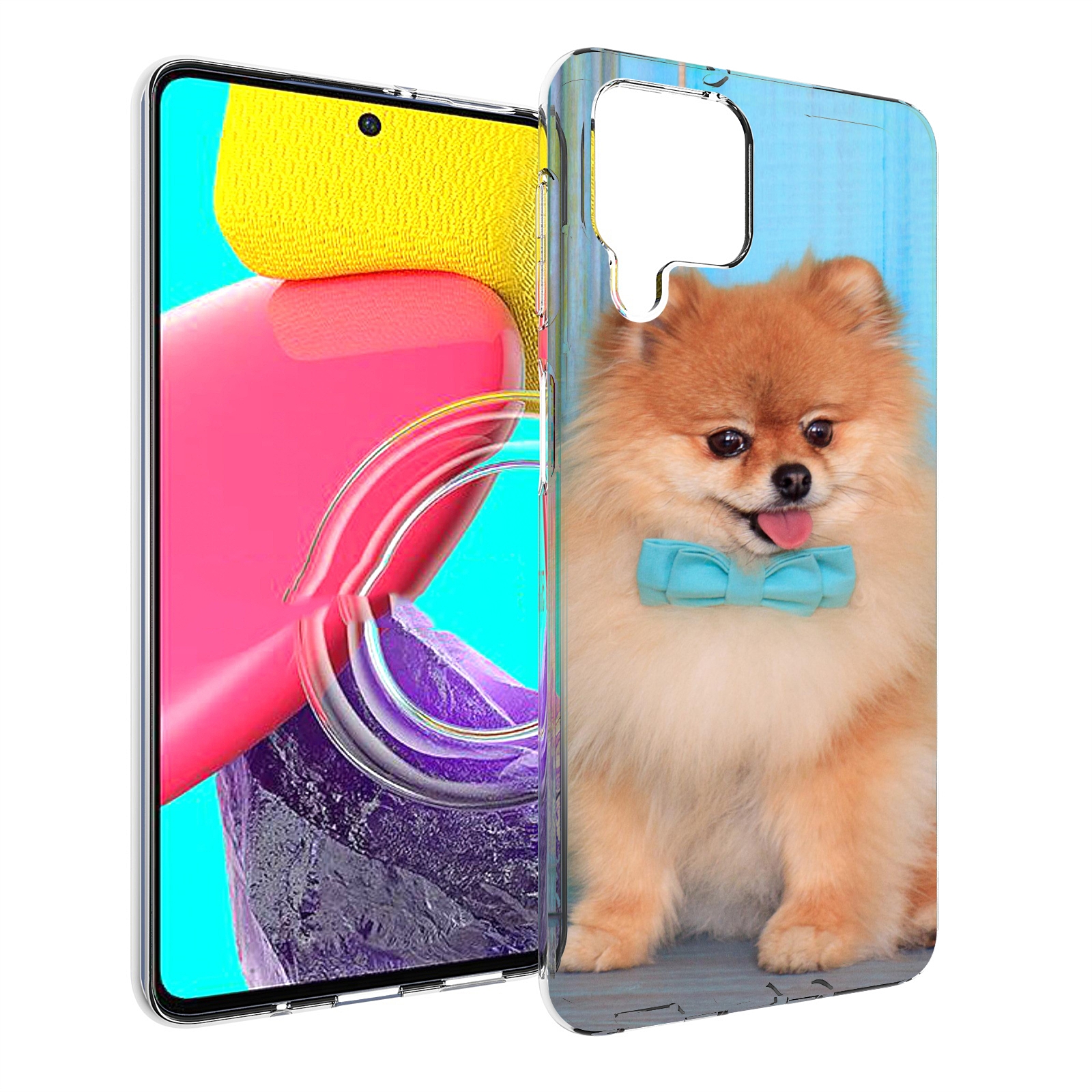 

Чехол Mypads Померанскии Шпиц Для Samsung Galaxy M53 (Sm-M536), Прозрачный, Tocco