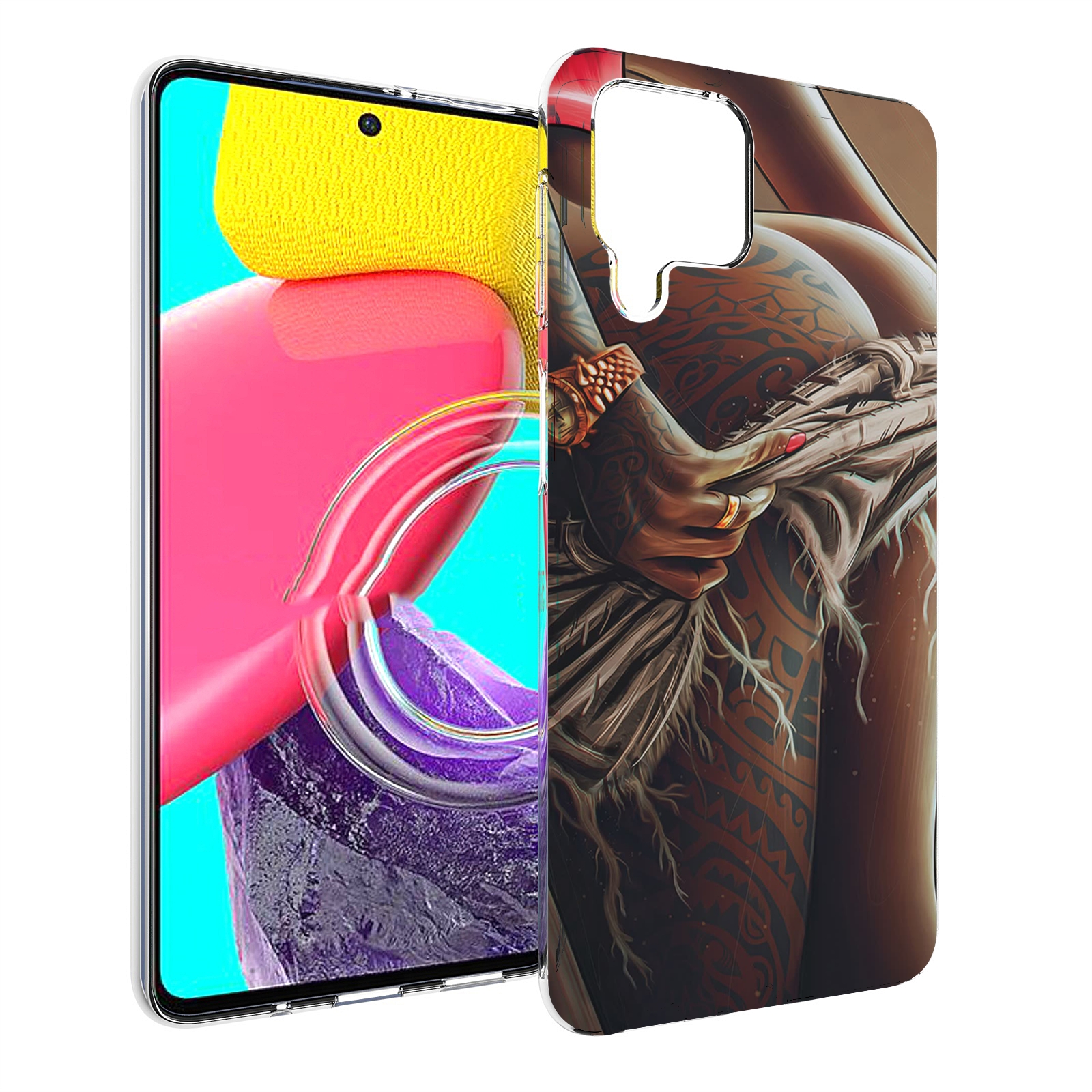 

Чехол Mypads Полуголая Девушка Фотография Женский Для Samsung Galaxy M53 (Sm-M536), Прозрачный, Tocco