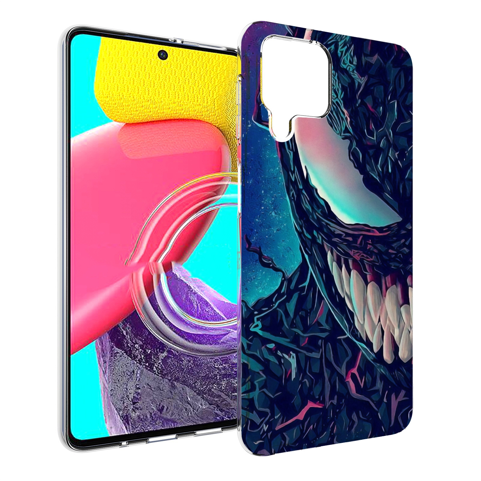 

Чехол Mypads Полу Веном Для Samsung Galaxy M53 (Sm-M536), Прозрачный, Tocco
