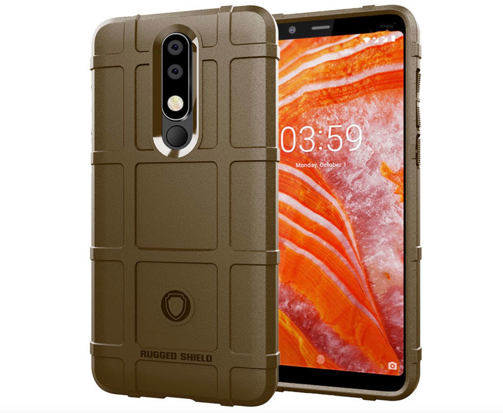 Чехол MyPads для Huawei P Smart Z/Huawei Y9 Prime 2019 Brown (131194)