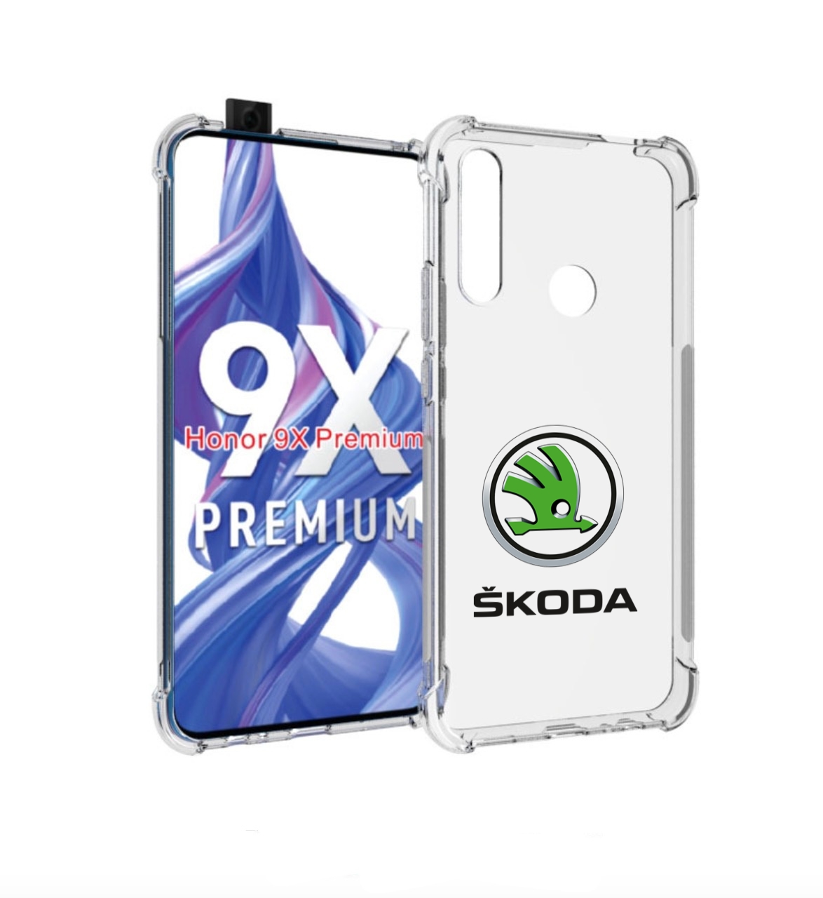

Чехол бампер MyPads skoda-шкода-4 мужской для Honor 9X (STK-LX1), Прозрачный, Tocco
