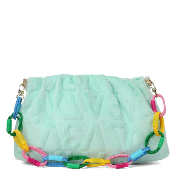 Сумка-багет женская V73 73BS6UP02, голубой