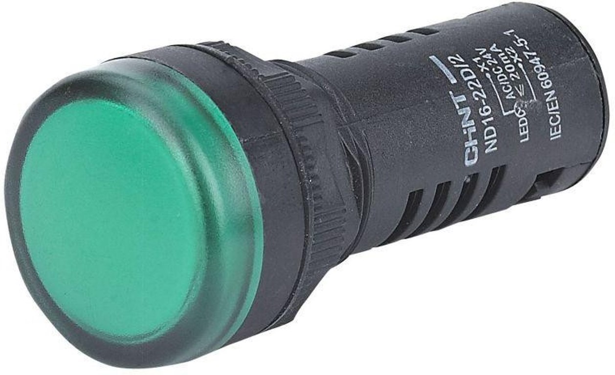 

Индикатор ND16-22D/2 зел. AC/DC 230В (R) | код 593077 | CHINT (1 шт.)